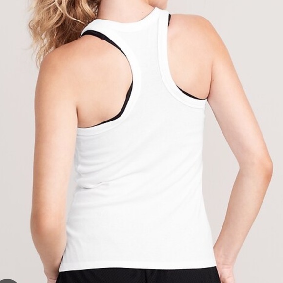 NWOT Old Navy UltraLite Rib-Knit Racerback Tank Top - Picture 2 of 13